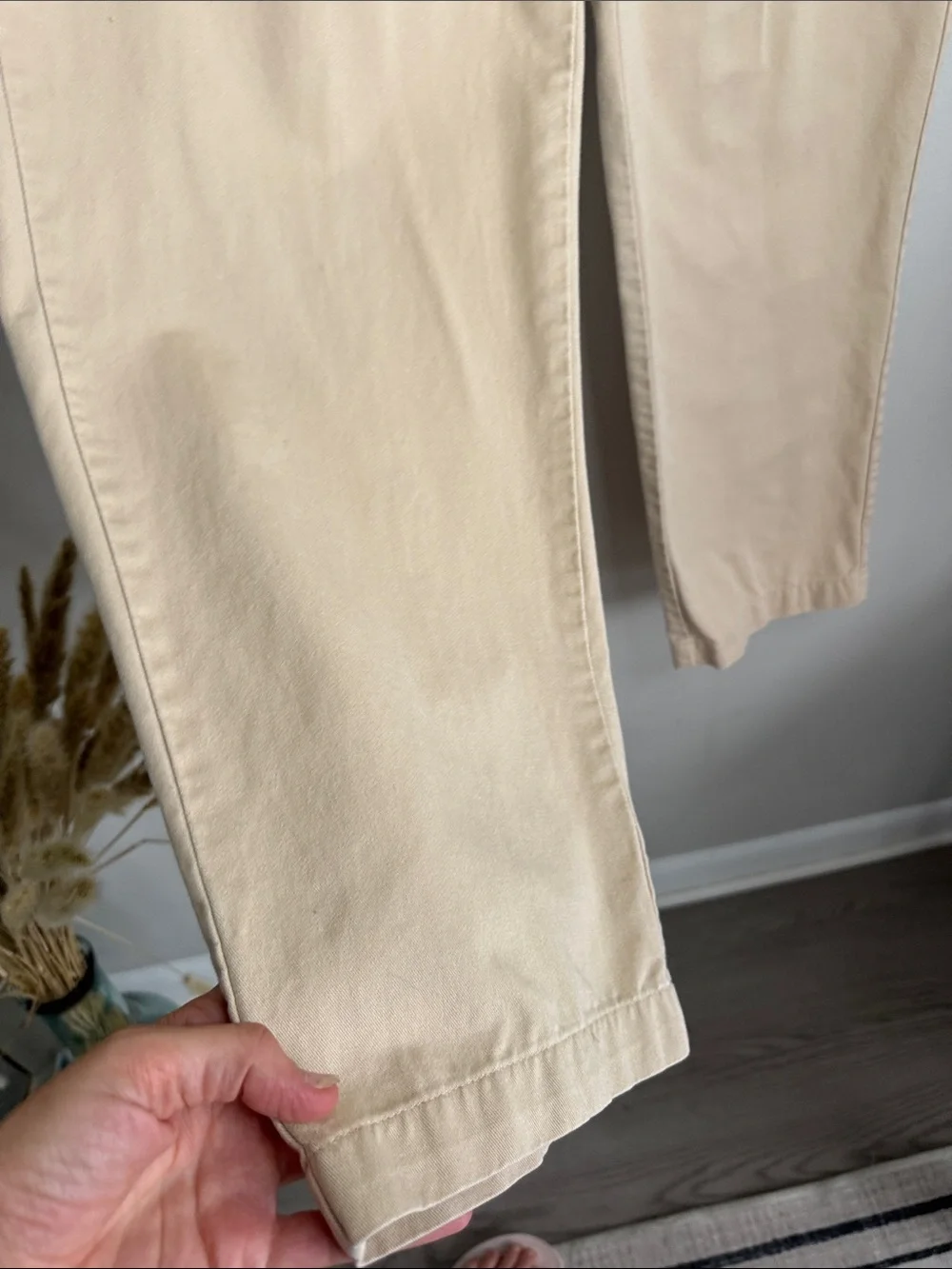 Polo Ralph Lauren Chino Andrew Pant Pleated Beige Khaki Men’s Approx. 40x29 - Picture 5 of 12